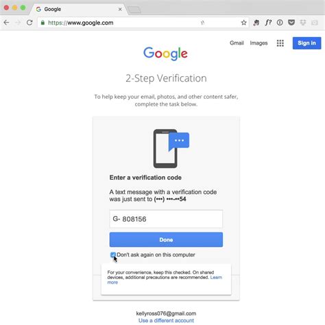 g.co/verifyaccount|google 2 step verification page.